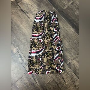 Camouflage Shark Print Pants